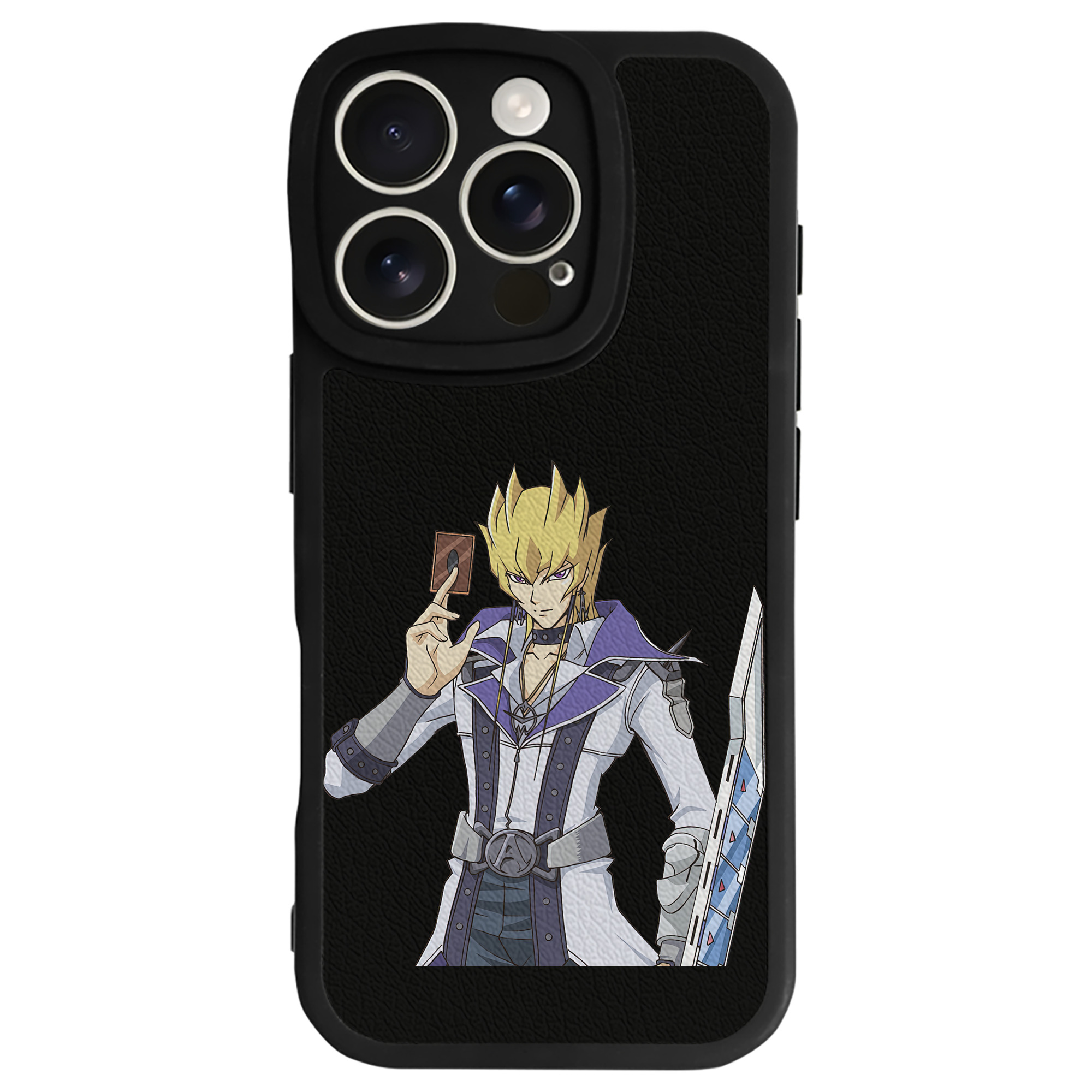 遊☆戯☆王 Yu-Gi-Oh! 【iPhone 16シリーズ対応】シリコンスマホケース（レザー調） 材質：シリコン